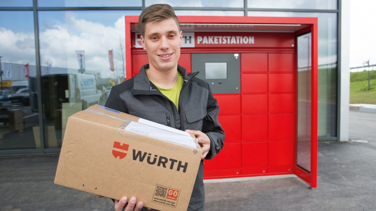 Mehr Flexibilität mit der Würth Paketstation