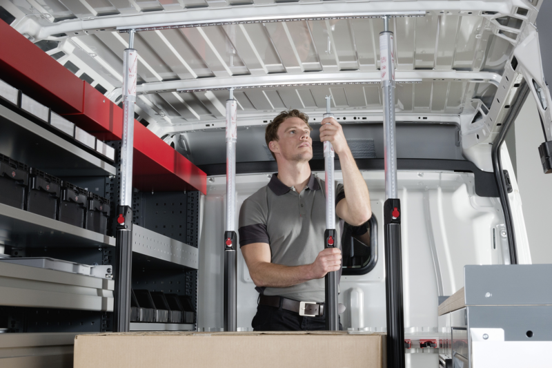 Aluminium load-securing rod Aluminium load-securing rod