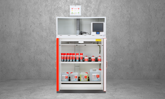 Automatische Versorgung von chemisch-technischen Produkten
