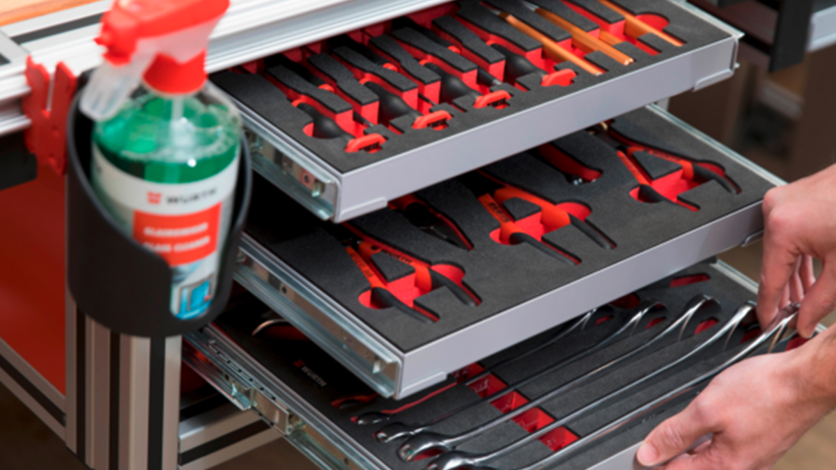 Hard foam inserts for factory equipment