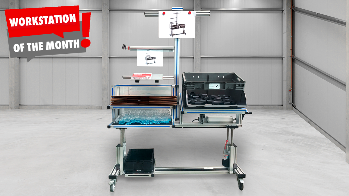 Workstation of the month: April - our mobile packaging helper Workstation of the month: April - our mobile packaging helper