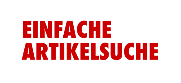 Artikelsuche Artikelsuche