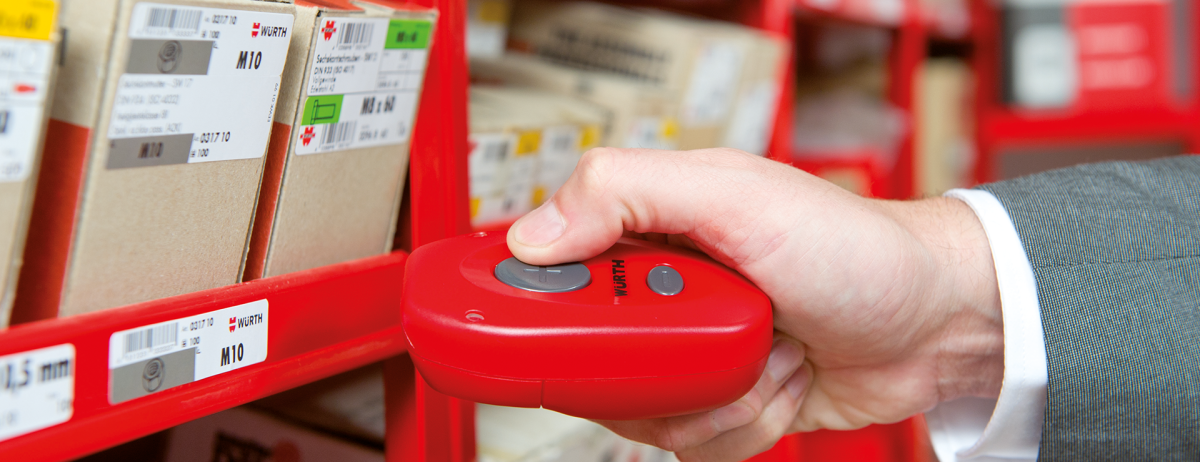 Würth Barcode Scanner als Ergänzung zu ORSY® Mit dem Scanner einfach bestellen