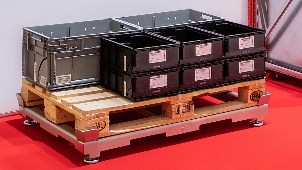 iSCALEpal Pallet Kanban using weighing technology