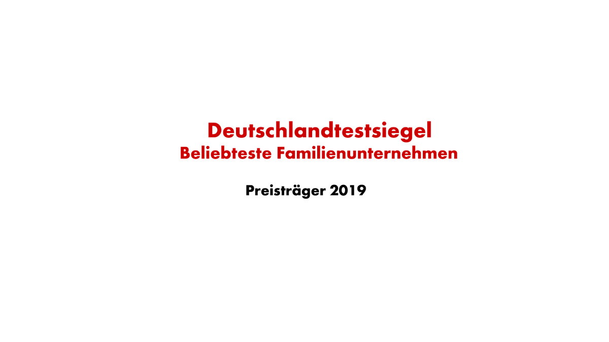 Beliebteste Familienunternehmen 2019