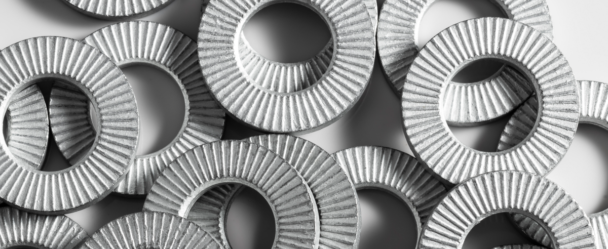 Ribbed washers for the industry