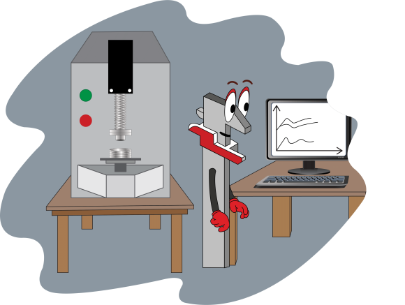 Material analysis with Mr. Caliper