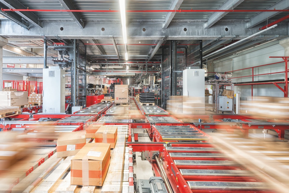 Logistikzentrum der Würth Industrie Service in Bad Mergentheim