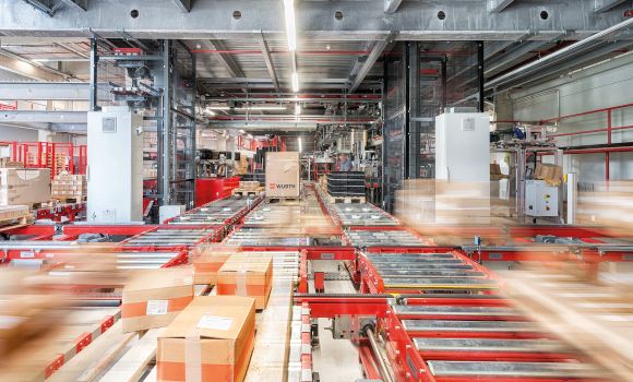 Logistics of Würth Industrie Service