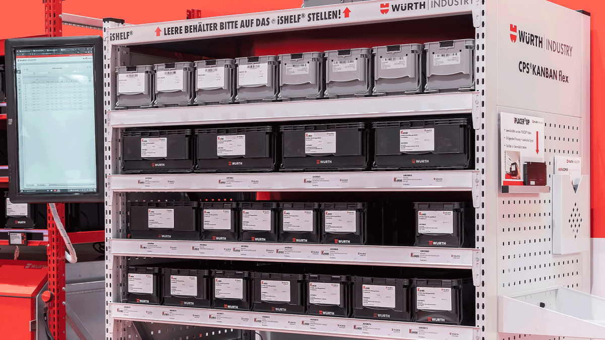 Neuheit CPS®KANBAN flex – Modulares Kanban-Regal zur effizienten Materialversorgung