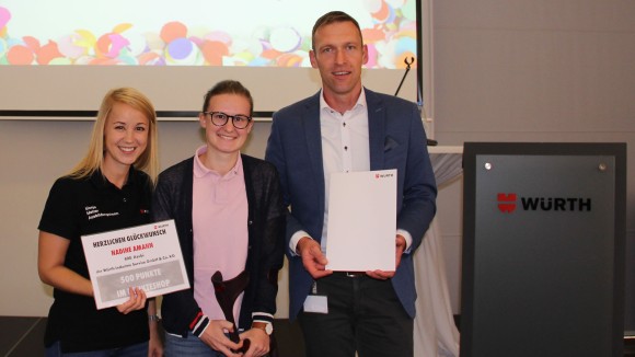 Ehrung der 800. Auszubildenden der Würth Industrie Service Ehrung der 800. Auszubildenden der Würth Industrie Service