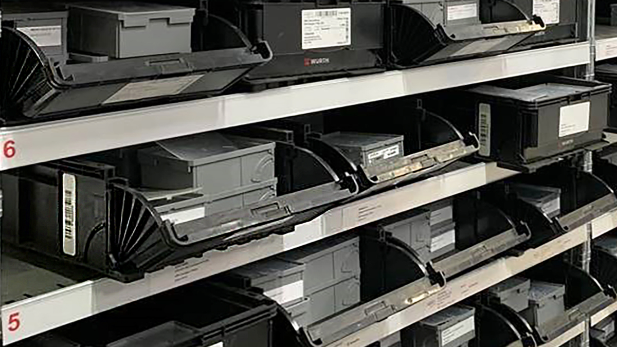 Kleinstbehälterabwicklung via RFID-Kanban