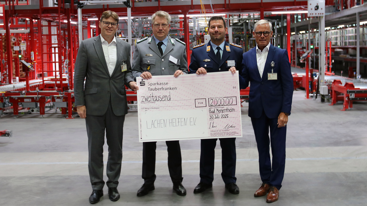 Würth Industrie Service spendet 2.000 Euro 