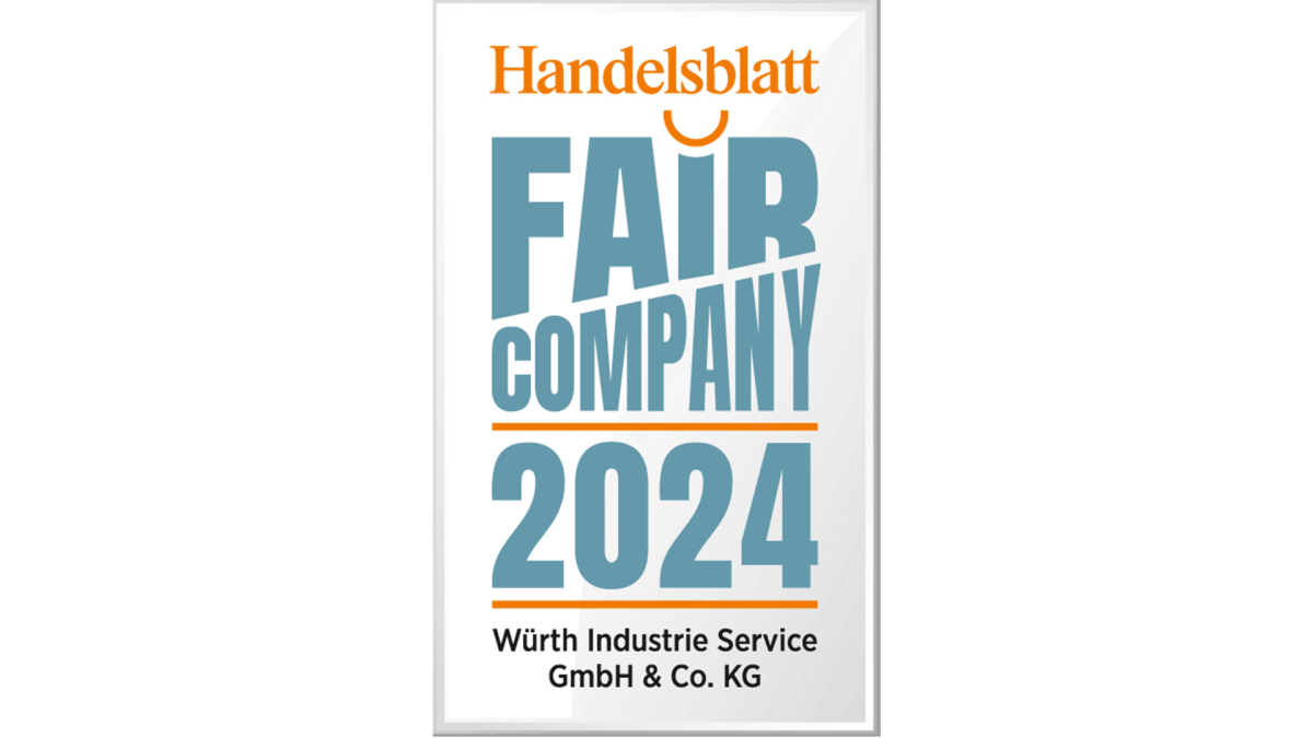 Fair Company 2024 - Würth Industrie Service ausgezeichnet!
