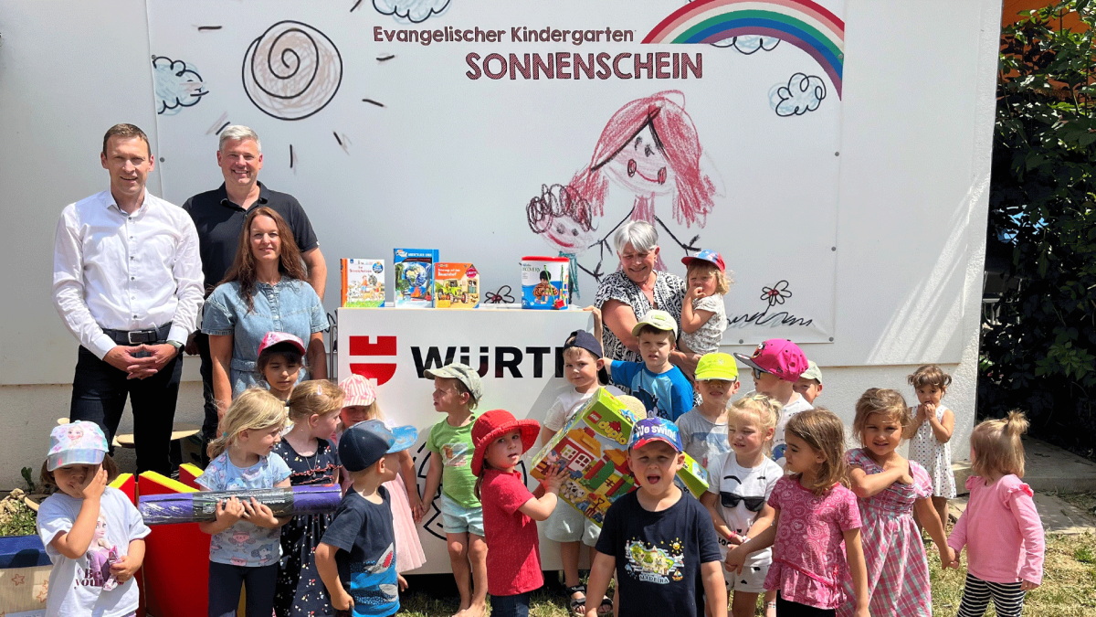 Kids-Box an Kindergarten in Eberstadt gespendet