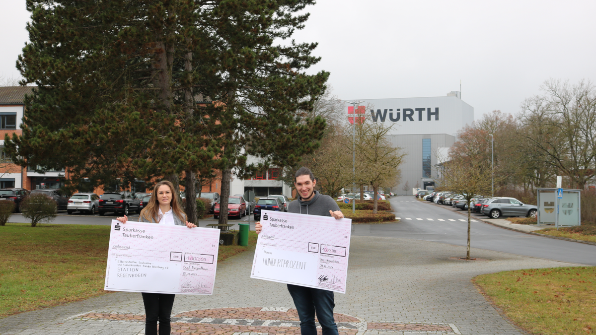 Würth Industrie Service spendet 2.000 Euro