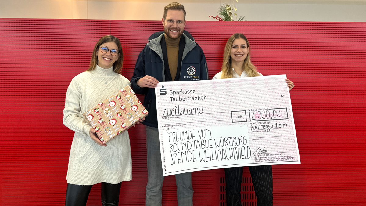 Solidarität trifft auf Besinnlichkeit – Würth Industrie Service spendet 6.000 Euro