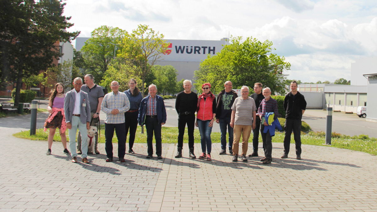 Traditioneller Wandertag zum Industriepark Würth inklusive Logistikbesichtigung 