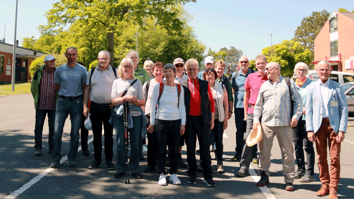 Jubiläums-Wandertag zum Industriepark Würth 